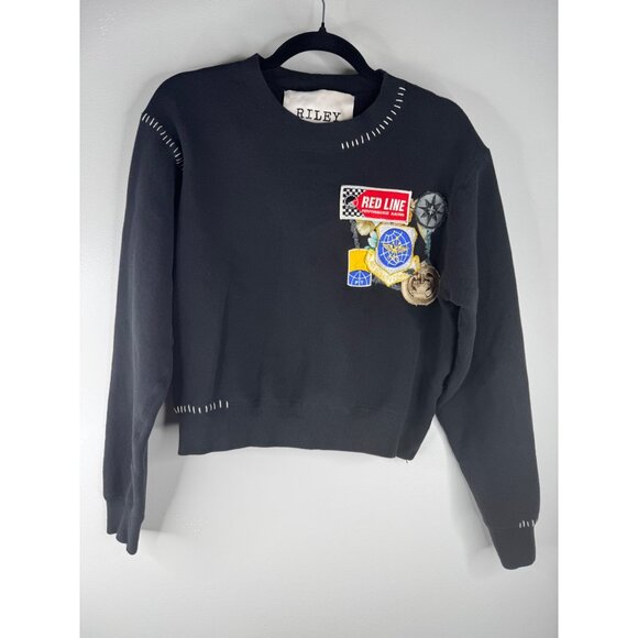 Free People X Riley Vintage Dusk Tropics Sweat Set Size M Patches Redline Racing - Picture 4 of 9